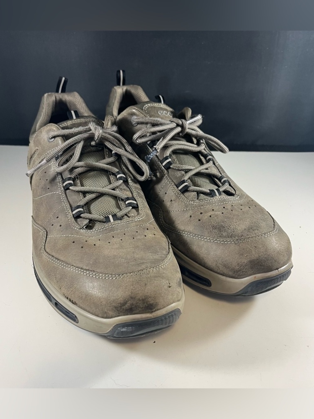 Ecco Cool Walk 2.0 Gore Tex Surround Mens Brown Leather Fashion Sneakers Size 11